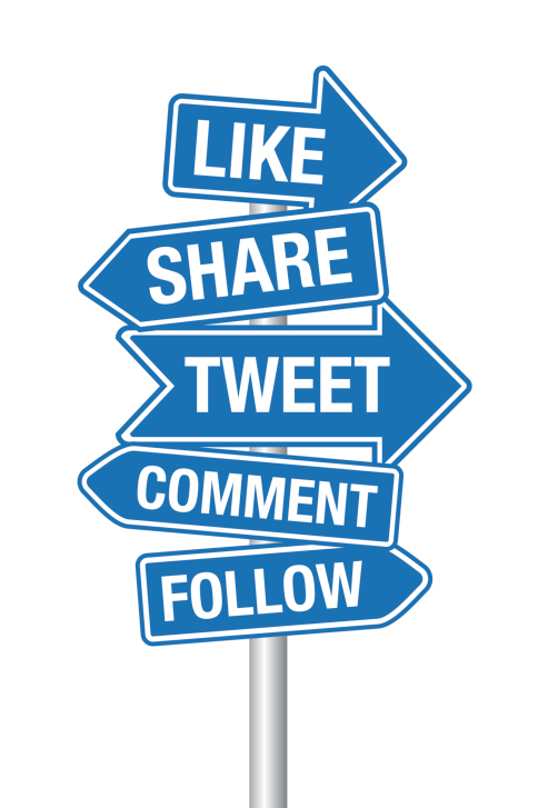 social-media-sharing post of different social icons