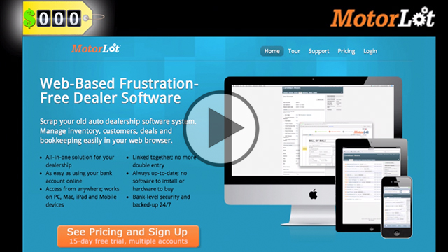 Screencast Project Example – MotorLot Software