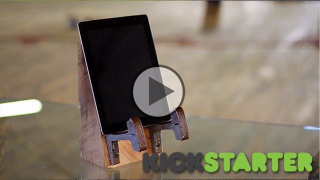 Rails to iPad Stand – Kickstarter Video Example