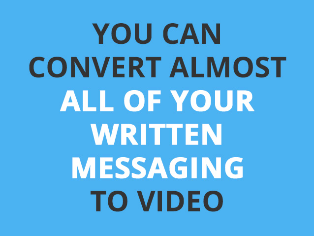 convert your messages to video