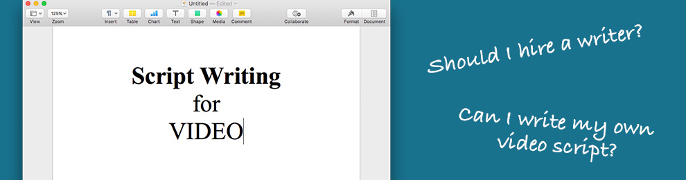 script writing for video